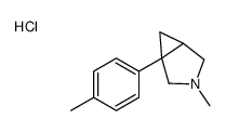 3-methyl-1-(4-methylphenyl)-3-azabicyclo[3.1.0]hexane,hydrochloride Structure