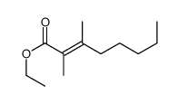 ethyl 2,3-dimethyloct-2-enoate结构式