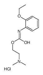 2-[(2-ethoxyphenyl)carbamoyloxy]ethyl-dimethylazanium,chloride Structure