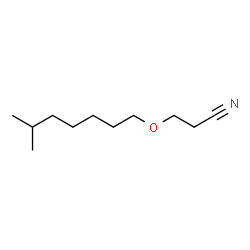 3-(isooctyloxy)propiononitrile structure