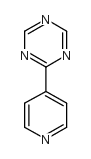 2-(4-吡啶)-1,3,5-三嗪结构式