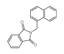 2-(naphthalen-1-ylmethyl)isoindole-1,3-dione结构式