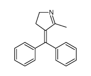 3-BENZHYDRYLIDENE-2-METHYL-1-PYRROLINE结构式