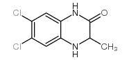 6,7-二氯-3-甲基-3,4-二氢喹喔啉-2(1H)-酮结构式
