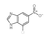 7-氯-5-硝基-1H-吲唑结构式