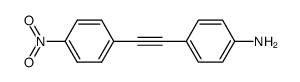 4-(4-nitro-phenylethynyl)-aniline结构式