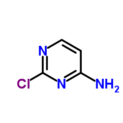 4-氨基-2-氯嘧啶结构式