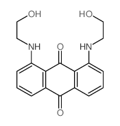 9,10-Anthracenedione,1,8-bis[(2-hydroxyethyl)amino]- structure