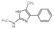5-甲基-2-甲氨基-4-苯基咪唑结构式