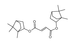 bis(1,7,7-trimethylbicyclo[2.2.1]heptan-2-yl) fumarate Structure