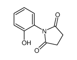 1-(2-羟基苯基)吡咯烷-2,5-二酮结构式