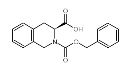 (S)-(+)-N-苄氧羰基-1,2,3,4-四氢异喹啉-3-羧酸图片