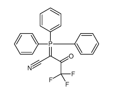 4,4,4-trifluoro-3-oxo-2-(triphenyl-λ5-phosphanylidene)butanenitrile Structure