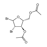 3,5-di-O-acetyl-2-bromo-2-deoxy-D-arabinofuranosyl bromide结构式