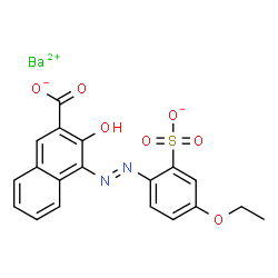 barium 4-[(4-ethoxy-2-sulphonatophenyl)azo]-3-hydroxy-2-naphthoate Structure