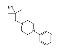 1,1-二甲基-2-(4-苯基-哌嗪-1-基)-乙胺结构式