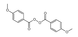(4-methoxybenzoyl) 4-methoxybenzenecarboperoxoate结构式