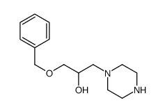1-苄氧基-3-哌嗪-1-基-2-丙醇结构式