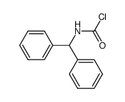benzhydryl-carbamoyl chloride Structure
