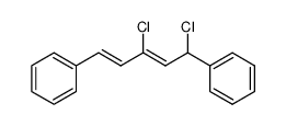 3,5-dichloro-1,5-diphenyl-penta-1,3-diene Structure