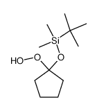 tert-butyl((1-hydroperoxycyclopentyl)oxy)dimethylsilane结构式