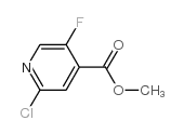 2-氯-5-氟异烟酸甲酯结构式
