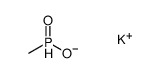 methylphosphonous acid potassium salt结构式