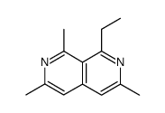 1-ethyl-3,6,8-trimethyl-2,7-naphthyridine Structure
