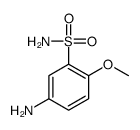 5-氨基-2-甲氧基苯磺酰胺结构式
