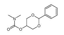 (2-phenyl-1,3-dioxan-5-yl) N,N-dimethylcarbamate Structure