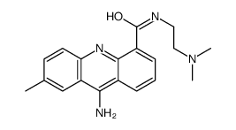 9-amino-N-[2-(dimethylamino)ethyl]-7-methylacridine-4-carboxamide结构式