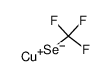Copper(I); trifluoro-methaneselenolate结构式