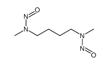 1,4-Butanediamine, N1,N4-dimethyl-N1,N4-dinitroso结构式