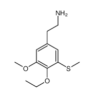 2-(4-ethoxy-3-methoxy-5-methylsulfanylphenyl)ethanamine Structure