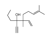 5-ethenyl-4-ethynyl-5,9-dimethyldec-8-en-4-ol Structure