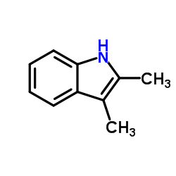 2,3-Dimethyl-1H-indole Structure