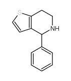 4-Phenyl-4,5,6,7-tetrahydrothieno[3,2-c]pyridine Structure