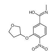 N-methyl-4-nitro-3-(oxolan-3-yloxy)benzamide Structure