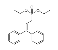 Phosphonic acid, P-(3,3-diphenyl-2-propen-1-yl)-, diethyl ester Structure