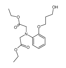 diethyl 2,2'-(2-(3-hydroxypropoxy)phenylazanediyl)diethanoate Structure
