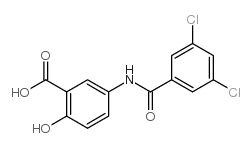 5-[(3,5-二氯苯甲酰基)氨基]-2-羟基苯甲酸图片
