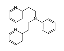 N,N-bis(2-pyridin-2-ylethyl)aniline结构式