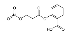 2-{[3-(nitrooxy)propanoyl]oxy}benzoic acid结构式