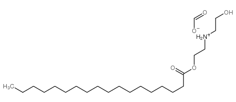 (2-hydroxyethyl)[2-(stearoyloxy)ethyl]ammonium formate Structure