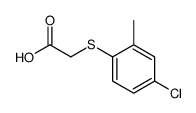[(4-chloro-2-methylphenyl)thio]acetic acid结构式