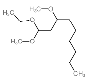 1-Ethoxy-1,3-dimethoxy-nonane Structure