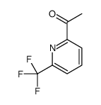 1-(6-三氟甲基-吡啶-2-基)乙酮结构式