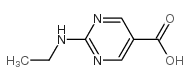 2-乙基氨基-嘧啶-5-羧酸结构式