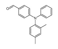 4-(N-(2,4-dimethylphenyl)anilino)benzaldehyde结构式