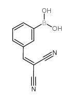 3-(2,2-二氰基乙烯基)苯基硼酸结构式